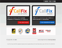 Tablet Screenshot of call-fix.com